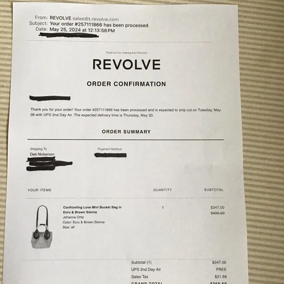 Johanna Ortiz Cream and Brown Woven Crossbody Bag - Picture 7 of 7